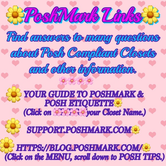 💜POSH SUPPORT LINKS💜 - Picture 3 of 3